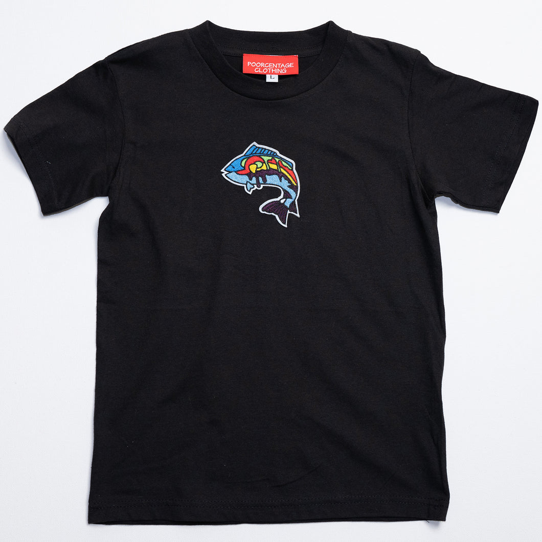 Kids Crewneck T-Shirts Fish Logo