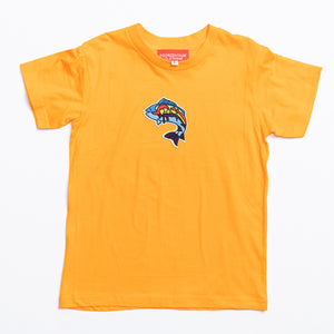 Girls Kids T-Shirt With Embroidery Logo. Multiple Colors.