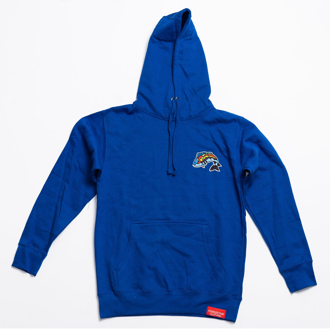 HOODIES W/ BIG FISH EMBROIDERY LOGO