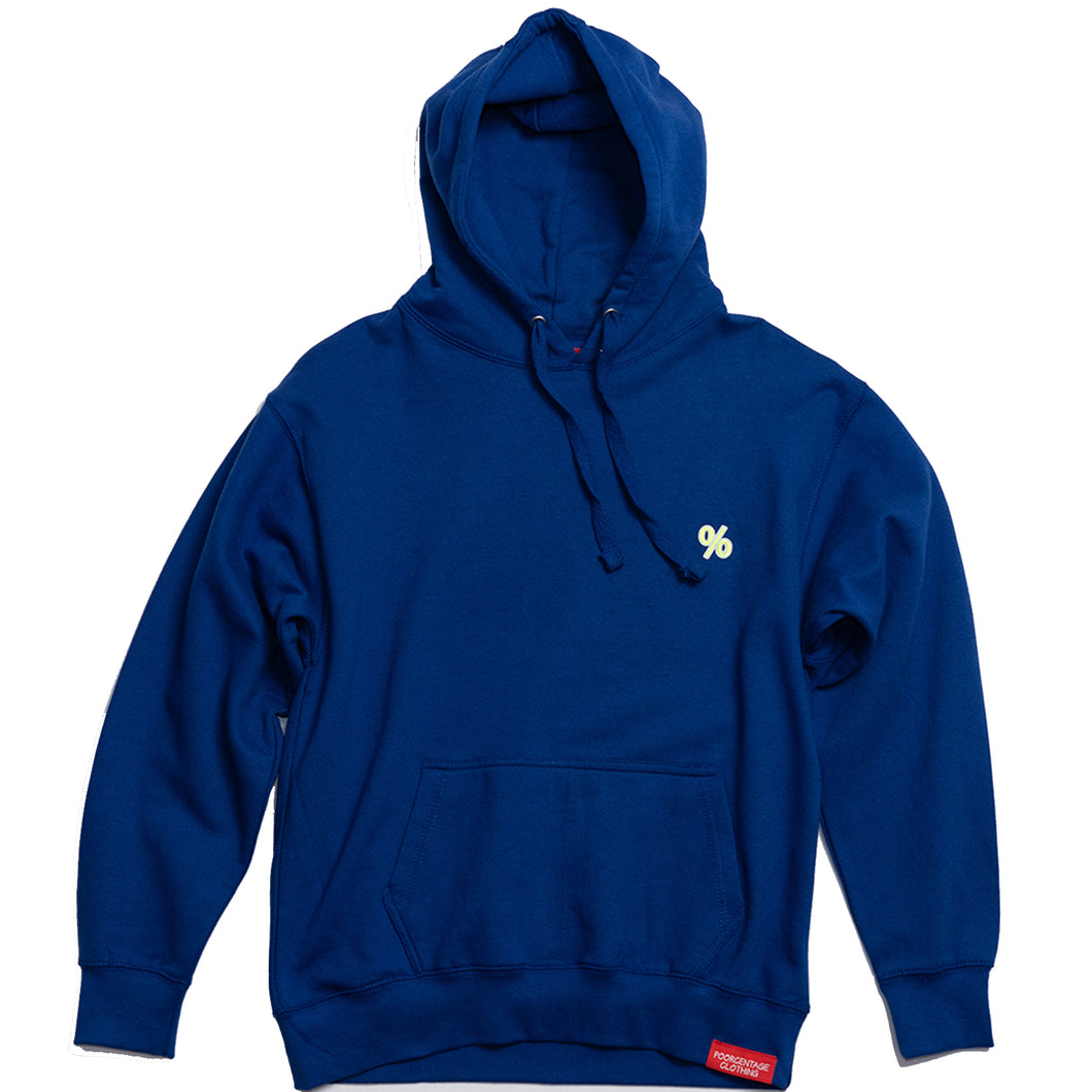 HOODIES W/ PERCENTAGE EMBROIDERY LOGO