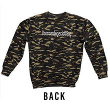 Load image into Gallery viewer, LONGSLEEVE CREWNECK SWEATSHIRT Green Camo
