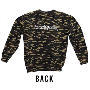 LONGSLEEVE CREWNECK SWEATSHIRT Green Camo