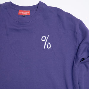 LONGSLEEVE CREWNECK SWEATSHIRT PURPLE