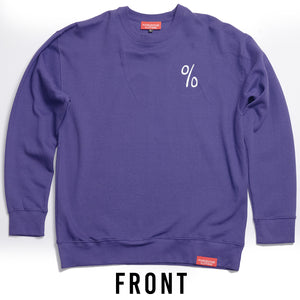 LONGSLEEVE CREWNECK SWEATSHIRT PURPLE