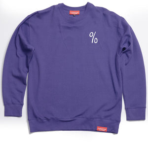 LONGSLEEVE CREWNECK SWEATSHIRT PURPLE