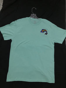 Adult T-Shirt With Embroidery Logo. Multiple Colors.