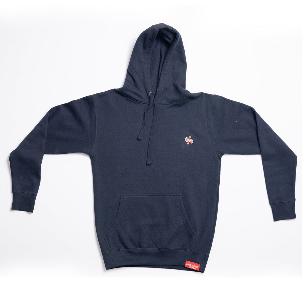 Hoodie with % Logo