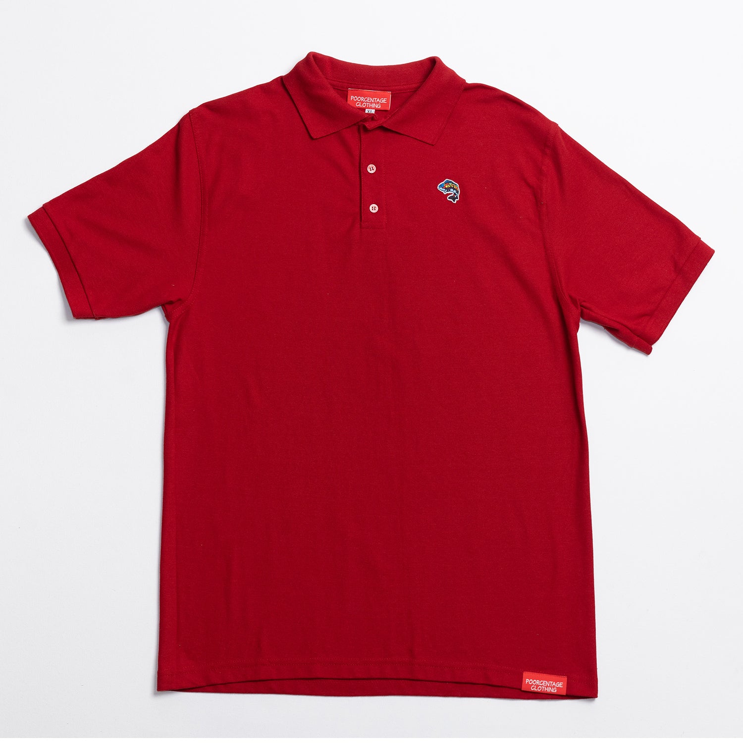 color fish polo Polos w/ Small Fish Logo – Poorcentageclothing